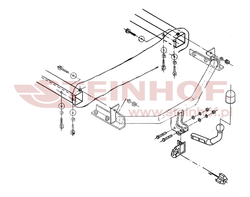 Seat Ibiza 3/5D Tow Bar (1999-2002) S-142/1