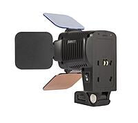 S-2041 | 23W 1200Lux COB LED On-camera Light,5000k,, with 5600K and 3200K filter