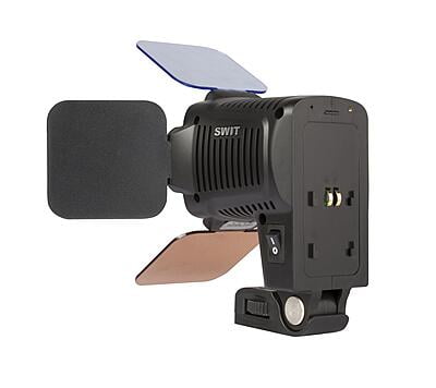 S-2041 | 23W 1200Lux COB LED On-camera Light,5000k,, with 5600K and 3200K filter