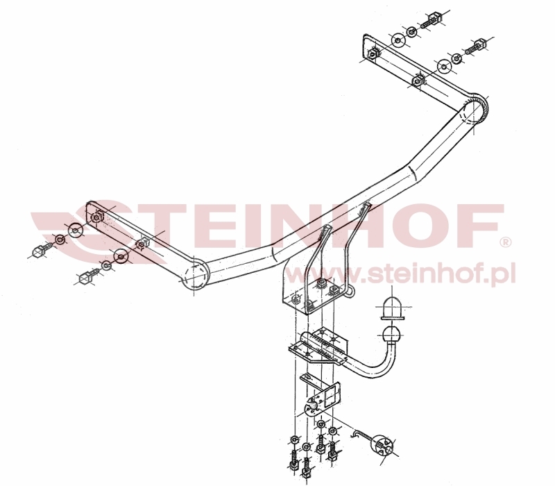Skoda Fabia I 4D Tow Bar (2001-2007) S-271