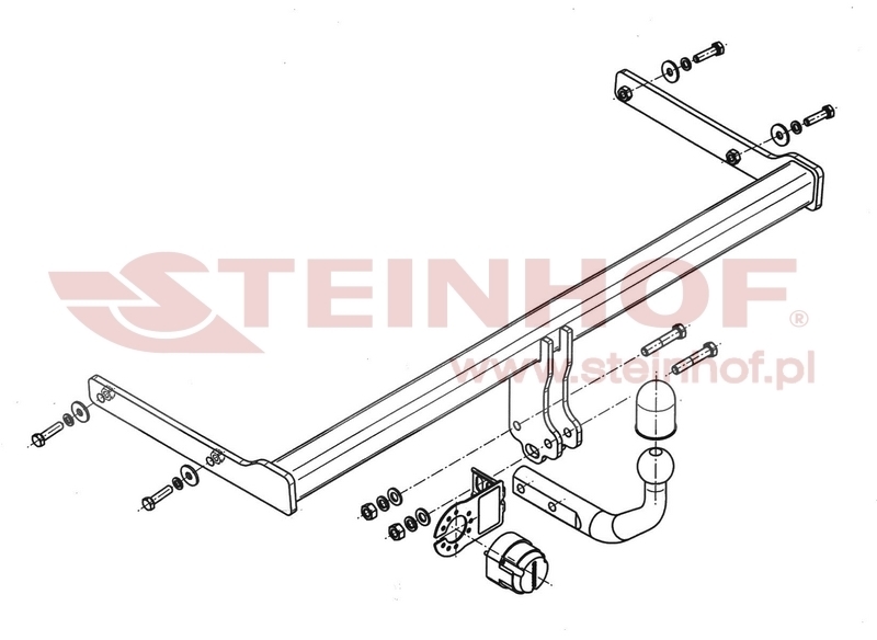 Skoda Rapid 5D
Liftback Tow Bar (2012-2019) S-310