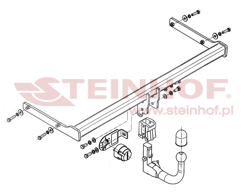 Skoda Rapid 5D
Liftback Tow Bar (2012-2019) S-311