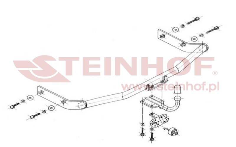 Skoda Octavia I (4x4) Estate Tow Bar (2000-2005) S-338