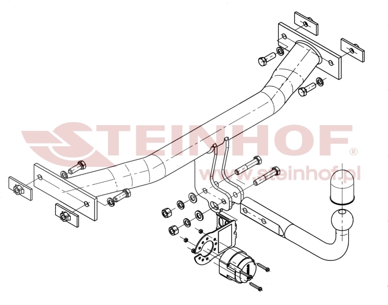 Skoda Felicia Pickup Tow Bar (1996-2001) S-340