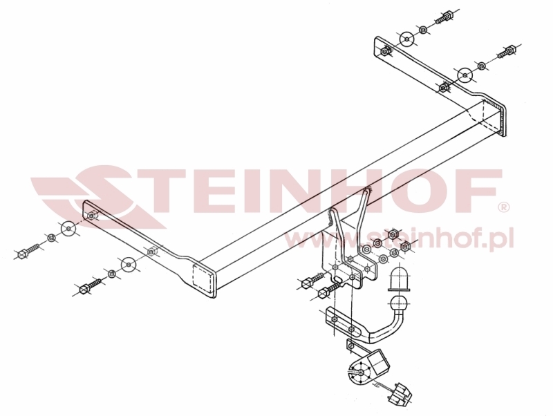 Skoda Octavia II 5D Tow Bar (2004-2013) S-341