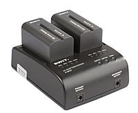 S-3602F| 2x2A DV charger compatible to Sony NP-F series