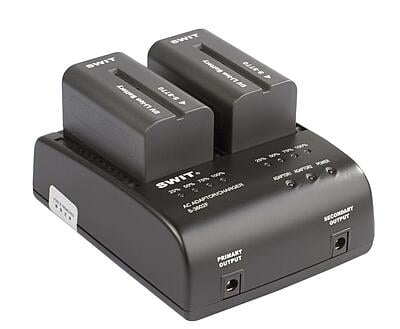S-3602F| 2x2A DV charger compatible to Sony NP-F series S-3602F| 2x2A DV charger compatible to Sony NP-F series