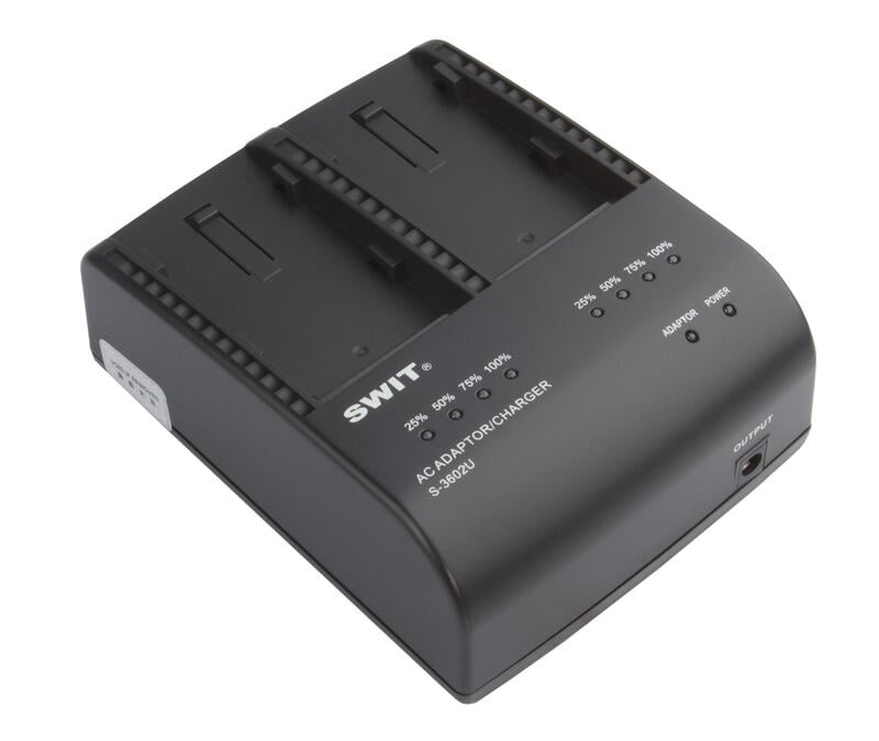S-3602U | 2x2A DV charger compatible to Sony BP-U series S-3602U | 2x2A DV charger compatible to Sony BP-U series