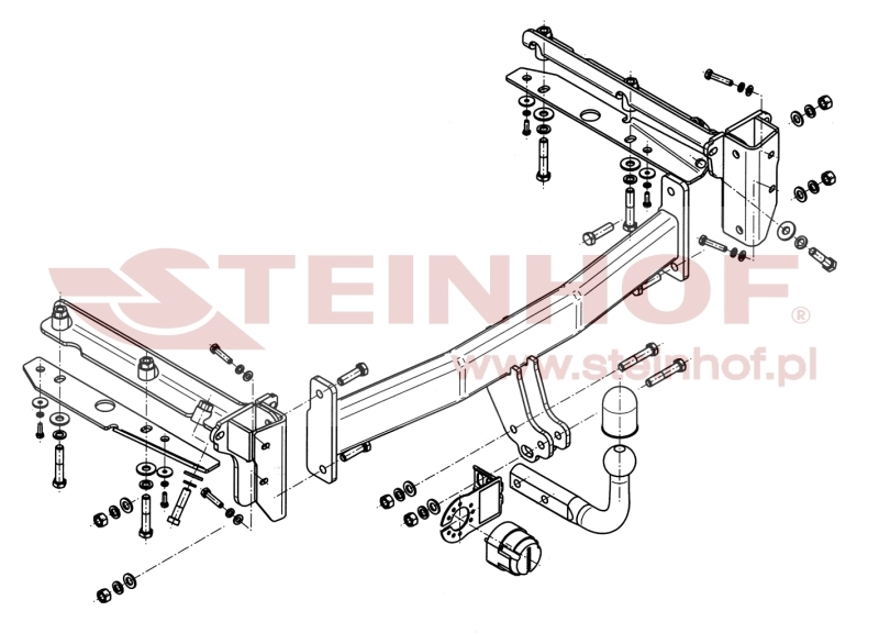 Subaru Legacy Outback / Estate (BL/BP) Tow Bar (2003-2009) S-362