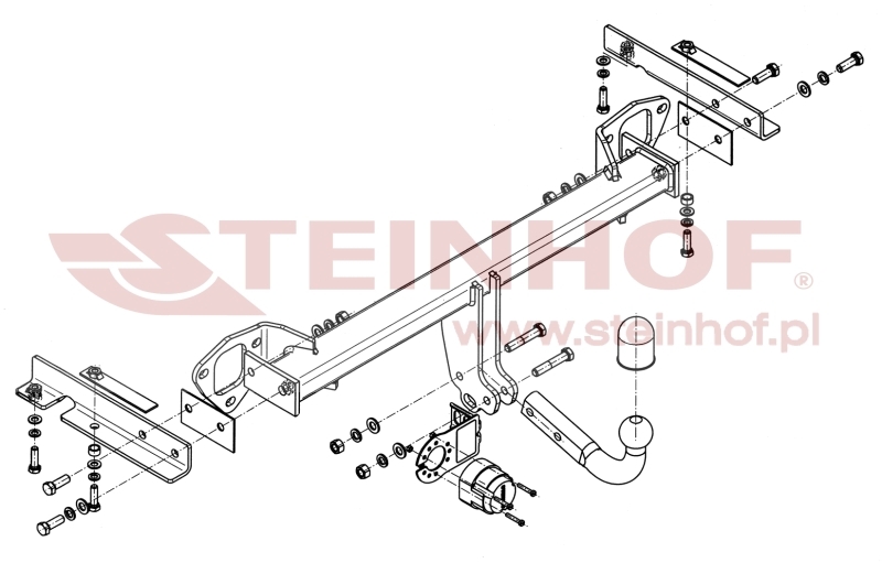 Subaru Forester (SH) Tow Bar (2008-2013) S-364