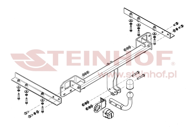 Subaru Legacy V 4D Tow Bar (2009-2014) S-366
