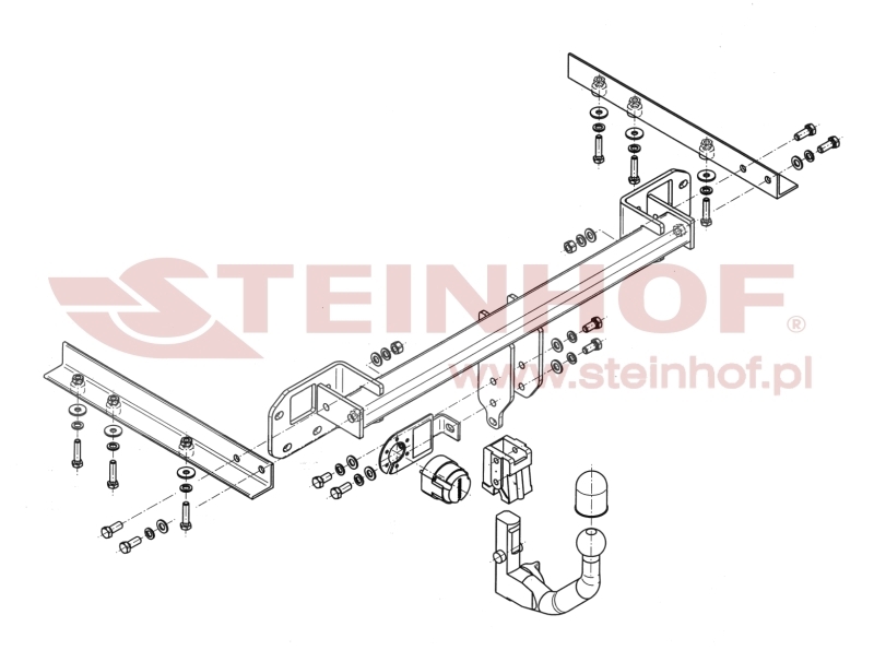 Subaru Legacy V 4D Tow Bar (2009-2014) S-367