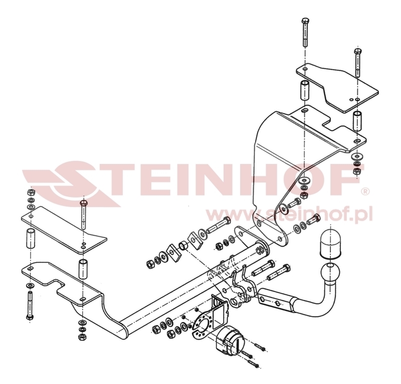 Suzuki Swift 3/5D
(excl. 4WD) Tow Bar (2005-2010) S-383