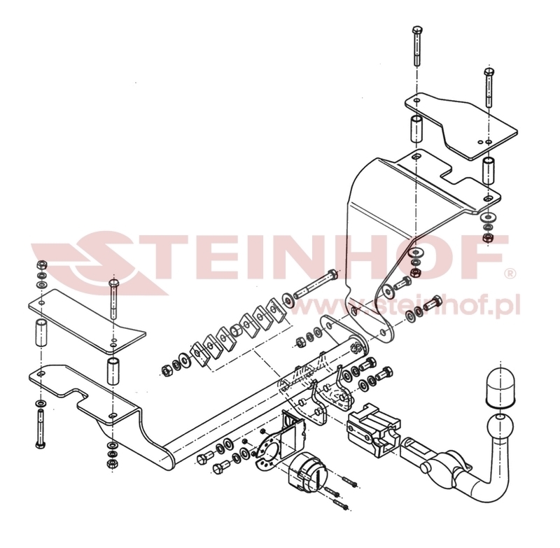 Suzuki Swift 3/5D
(excl. 4WD) Tow Bar (2005-2010) S-384