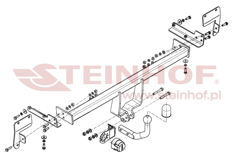 Suzuki Swift (incl. Sport) Tow Bar (2010-2017) S-385