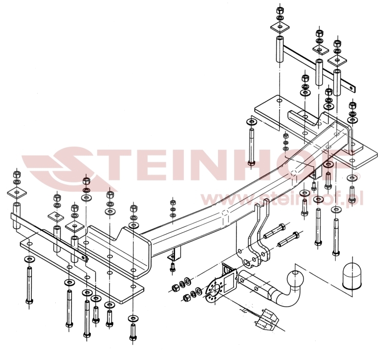 Ssangyong Kyron Tow Bar (2006-2014) S-452
