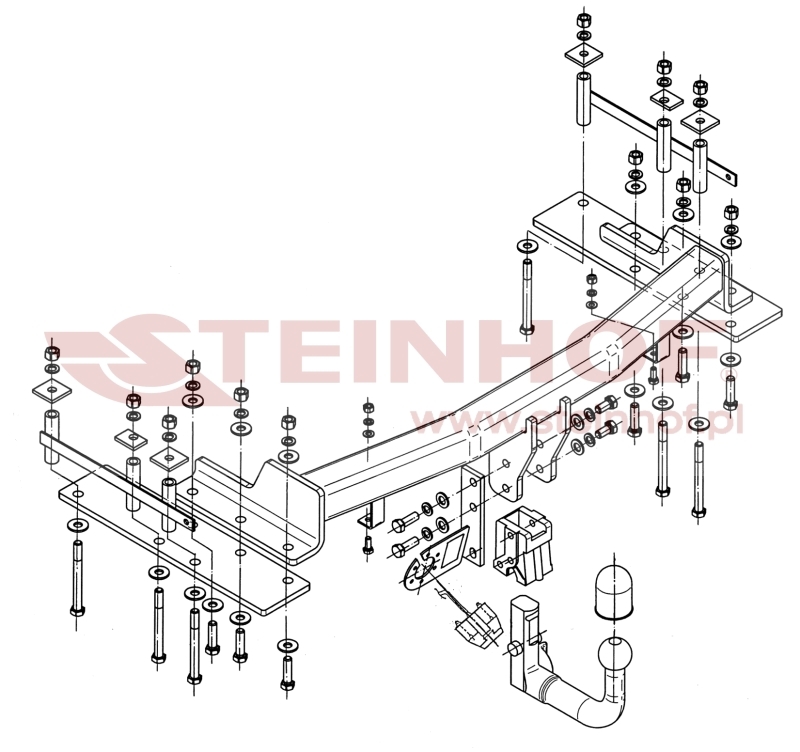 Ssangyong Kyron Tow Bar (2006-2014) S-453