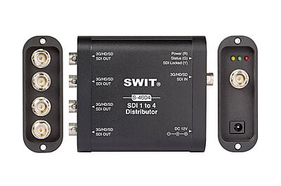 S-4604 | Heavy Duty 3G-SDI 1 to 4 Distributor and Amplifer