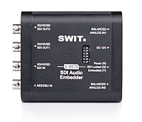 S-4610 | SDI Audio Embedder S-4610 | SDI Audio Embedder