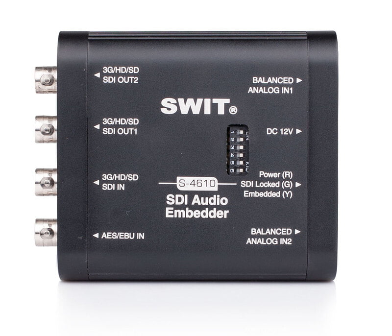 S-4610 | SDI Audio Embedder S-4610 | SDI Audio Embedder