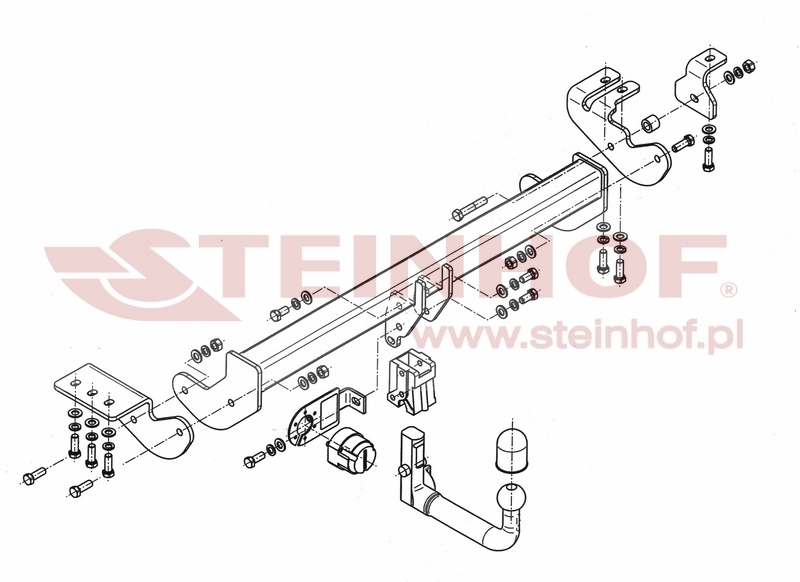 Ssangyong Korando Tow Bar (2010-2013) S-463