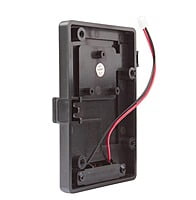 S-7004S | V-mount plate, screws-mount and 2-pin DC plug connect, also for S-1093/S-1071H+/S-11xx/S-12xx monitors S-7004S | V-mount plate, screws-mount and 2-pin DC plug connect, also for S-1093/S-1071H+/S-11xx/S-12xx monitors