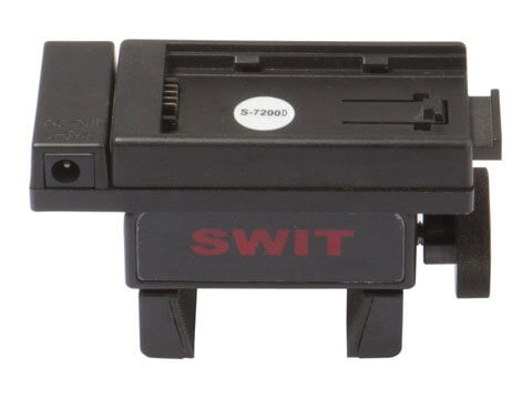 S-7200D | Panasonic VBD/VBR/CGA battery plate with clamp, and pole socket S-7200D | Panasonic VBD/VBR/CGA battery plate with clamp, and pole socket