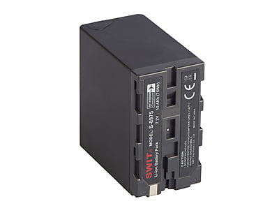 S-8975 | 75Wh/10.4Ah NP-F-type (Sony L-series) DV battery with DC-pole in/output S-8975 | 75Wh/10.4Ah NP-F-type (Sony L-series) DV battery with DC-pole in/output