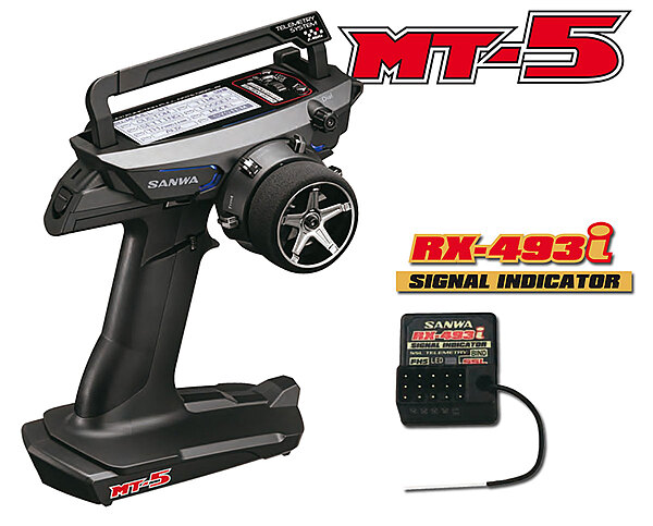 SANWA MT-5 FH5 with RX493i Receiver