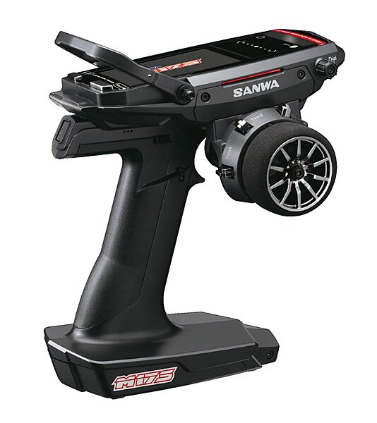 SANWA M17S FH5 with RX493i Receiver with TX Battery installed