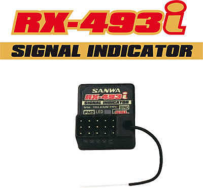 SANWA Receiver RX-493i 4 chanels 2.4GHZ FH5 SXR Waterproof