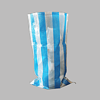 SAC PP TRANSPARENT/ LIGNE BLEU FONCE 75 X 125 CMS