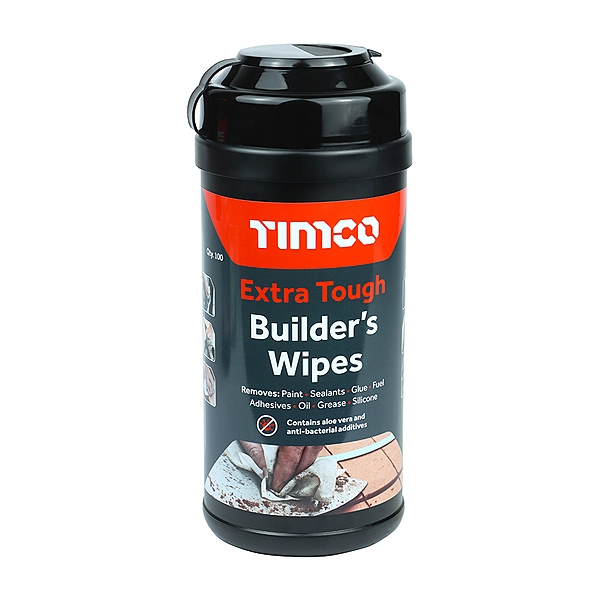 Timco Scrub Wipes - 6x 100 wipes per Tub