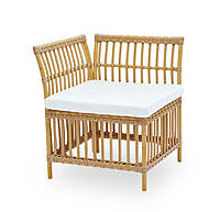 Meghan Exterior Dining Bench | Corner Module