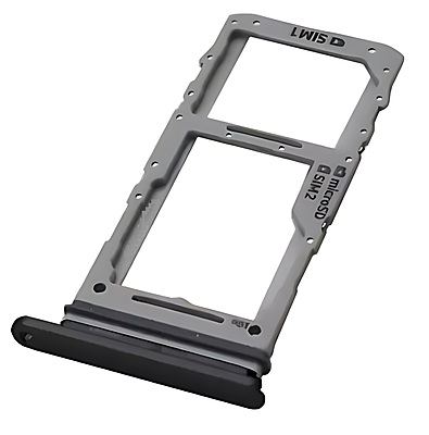 For Samsung Galaxy Note 10 Plus - Replacement SIM & SD Card Tray - Black