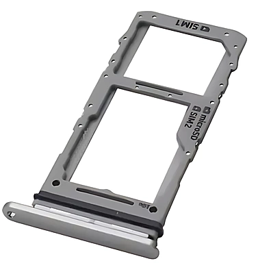 For Samsung Galaxy Note 10 Plus - Replacement SIM & SD Card Tray - Silver