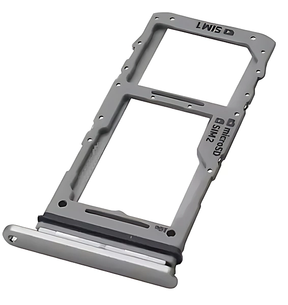 For Samsung Galaxy Note 10 Plus - Replacement SIM & SD Card Tray - Silver