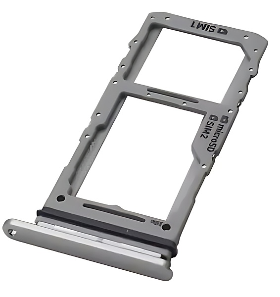 For Samsung Galaxy Note 10 Plus - Replacement SIM & SD Card Tray - Silver