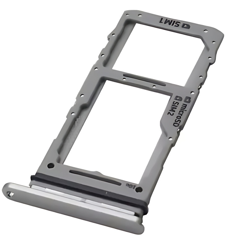 For Samsung Galaxy Note 10 Plus - Replacement SIM & SD Card Tray - Silver