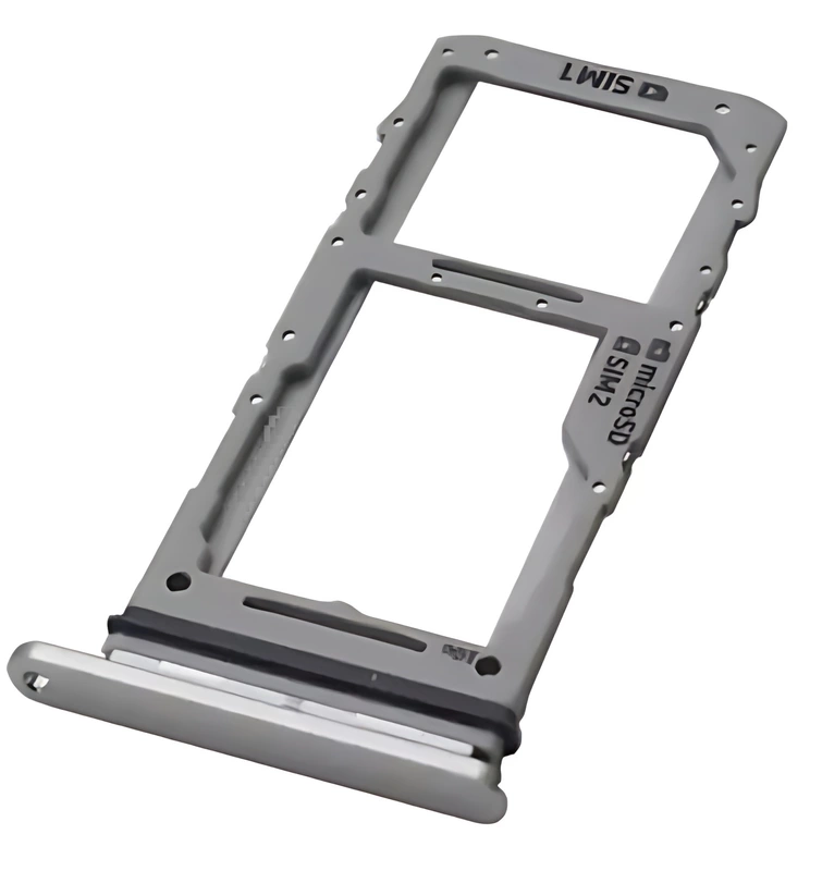 For Samsung Galaxy Note 10 Plus - Replacement SIM & SD Card Tray - Silver