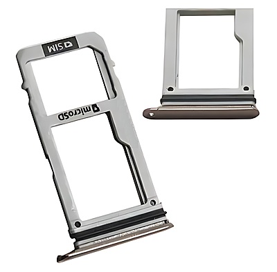 For Samsung Galaxy A320 , A3 2017 - Replacement SIM & SD Card Tray Holder - Rose Gold