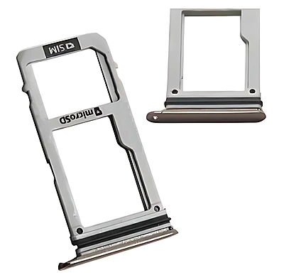For Samsung Galaxy A320 , A3 2017 - Replacement SIM & SD Card Tray Holder - Rose Gold