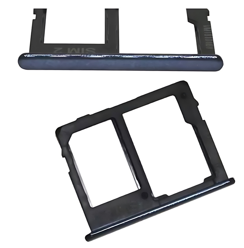 For Samsung Galaxy J4 2018 J400 - Replacement SIM 2 & SD Card Tray Holder - Black