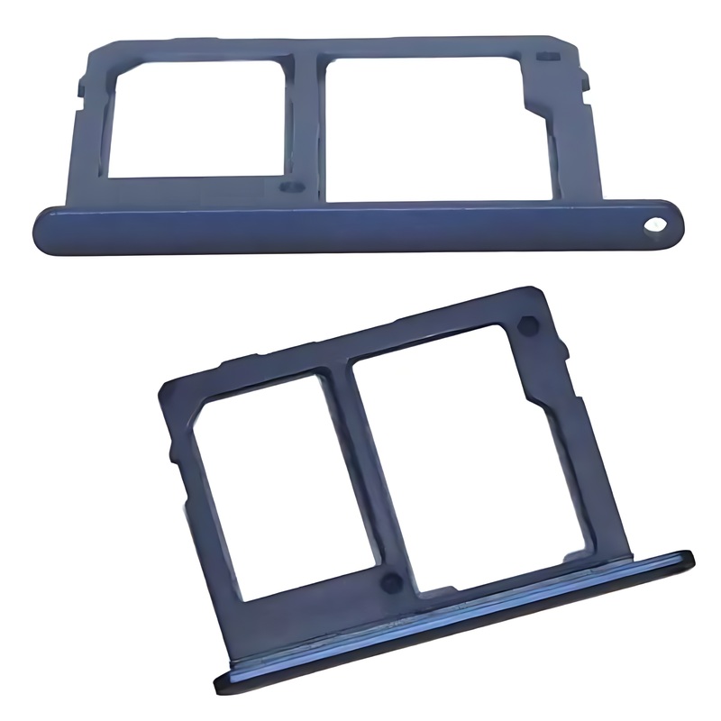 For Samsung Galaxy J4 2018 J400 - Replacement SIM 2 & SD Card Tray Holder - Blue