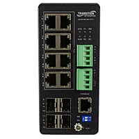 Lantronix - SISPM1040-384-LRT-C - Managed Hardened Gigabit Ethernet PoE+ Switch