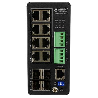 Lantronix - SISPM1040-384-LRT-C - Managed Hardened Gigabit Ethernet PoE+ Switch Lantronix - SISPM1040-384-LRT-C - Managed Hardened Gigabit Ethernet PoE+ Switch