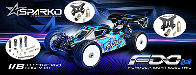 Sparko F8 Euro 25 1:8 4WD Electric Buggy Sparko F8 Euro 25 1:8 4WD Electric Buggy