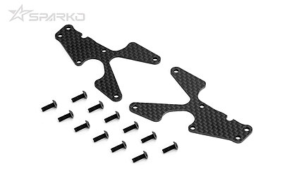 Sparko F8 Carbon Front Lower Arm Inserts 2mm - 2pcs