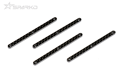 Sparko F8T Carbon Fiber Front Upper Arm Inserts  1.5mm (4)
