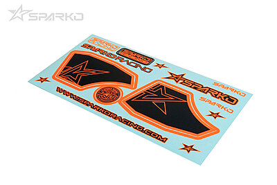 Sparko F8 Wing Sticker-Orange for Optional Wing